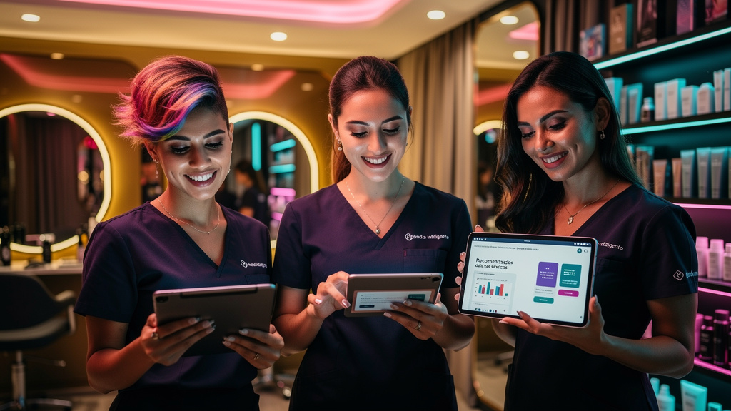 Plataforma de IA sem necessidade de TI para Salões de Beleza