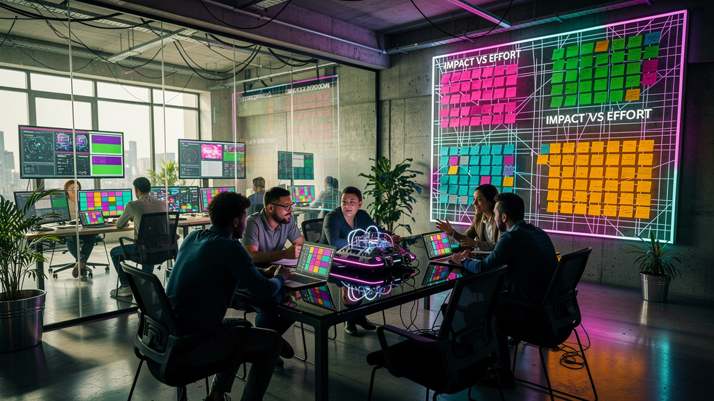 Priorização de features em IA para Founders