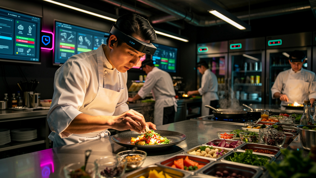 Segurança Alimentar em Dark Kitchens: Como LXP e IA Garantem Padronização