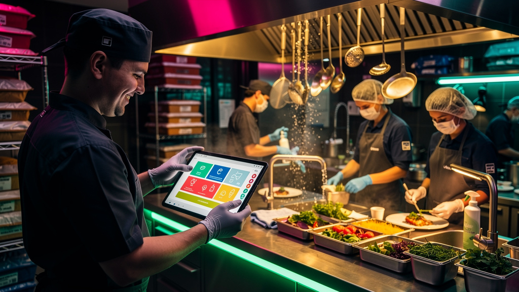 Segurança Alimentar em Dark Kitchens: Como o LXP Otimiza Treinamentos