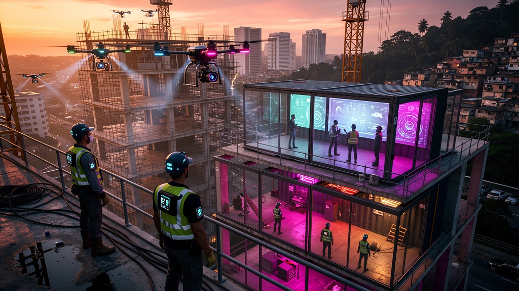Segurança em Obras: Brasil Busca Reduzir Acidentes com Tecnologia