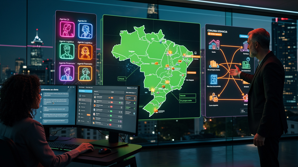 Sistemas Multi-Agentes: A IA Colaborativa Transformando Empresas no Brasil