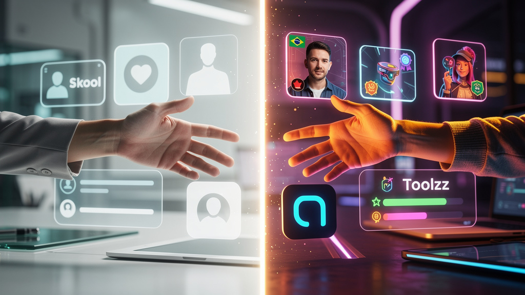 Skool vs Toolzz: Qual a Melhor Plataforma para Comunidades Pagas?