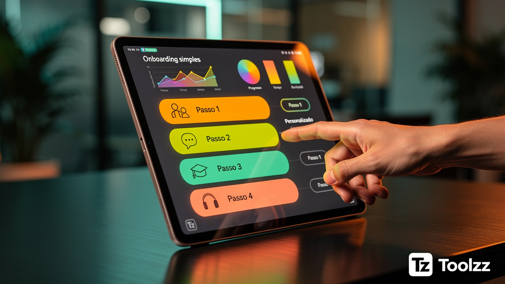 Toolzz: onboarding em 5 passos sem complicação