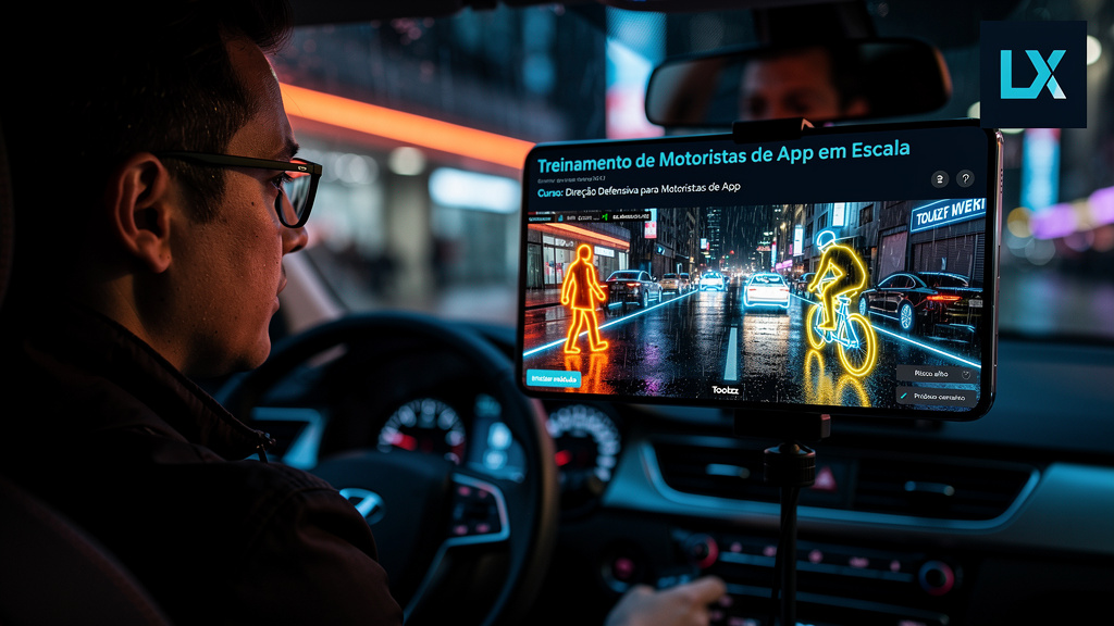 Treinamento de Motoristas de App em Escala: O Poder do LXP
