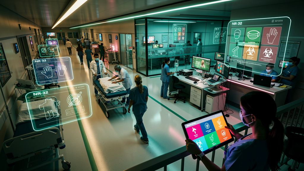 Treinamento NR-32 em Hospitais: Simplifique com LXP e IA