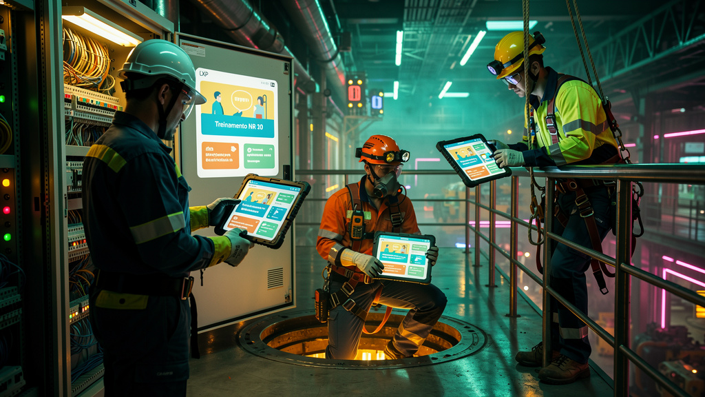Treinamento NR na Indústria: Simplifique com LXP, IA e Economize