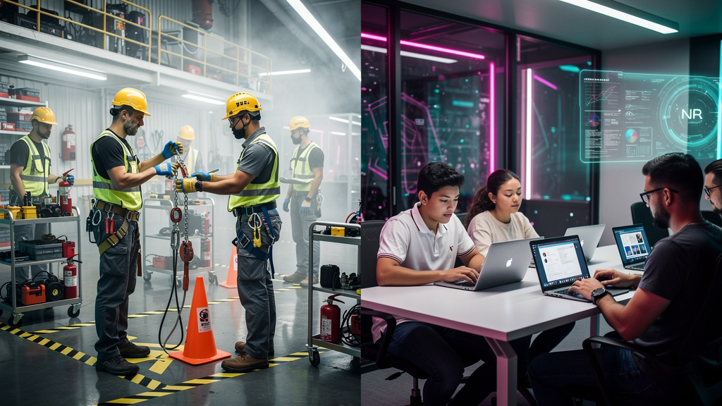 Treinamento NR Online vs Presencial: O Guia Definitivo para 2024