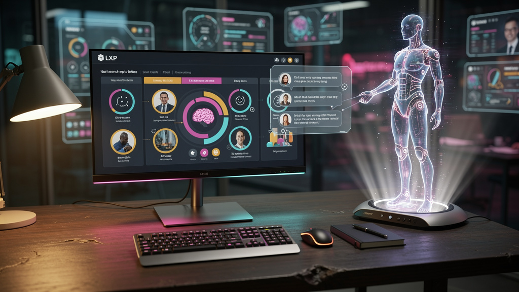 Unificação de IA, LXP e Atendimento: A Plataforma Única do Futuro