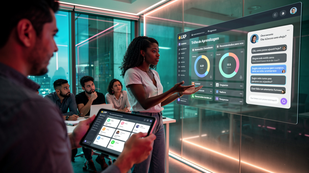 Unificação IA, LXP e Atendimento: A Plataforma Única do Futuro