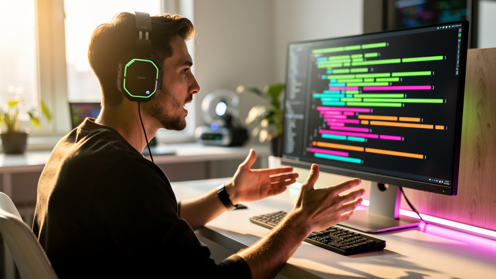 Vibe Voice: Programe por Voz em Tempo Real