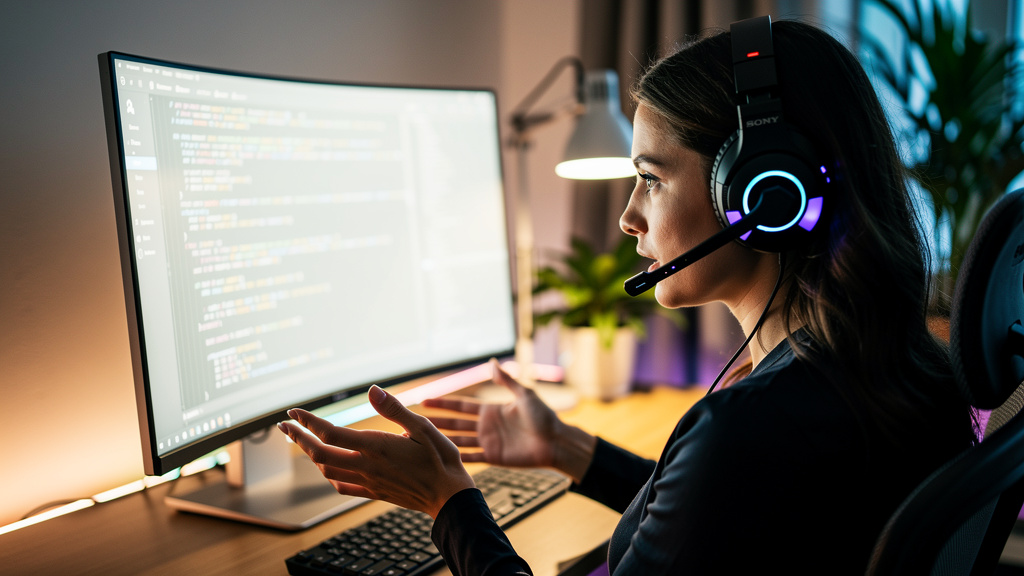 Vibe Voice: Programe por Voz em Tempo Real