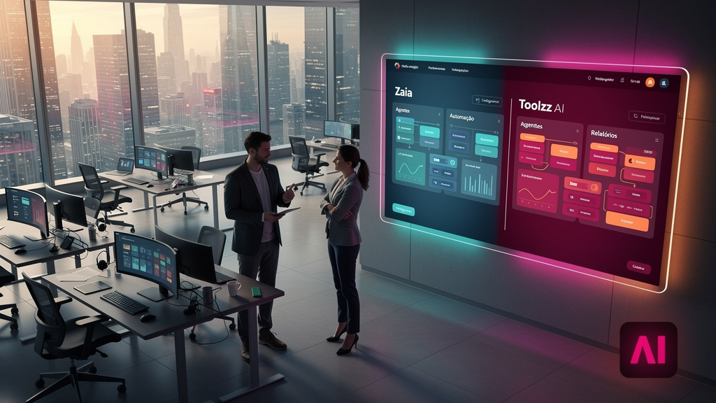 Zaia vs Toolzz AI: Qual a Melhor Plataforma de IA para sua Empresa?