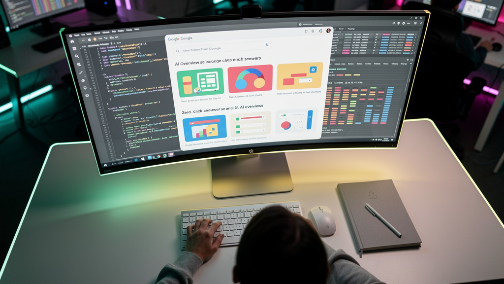Zero-Click Content: Domine o Google AI Overviews com IA